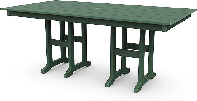 POLYWOOD® Lakeside Dining Table, Green