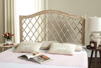 SAFAVIEH Gabrielle Headboard, Full, White Washed