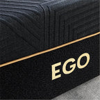EGOHOME 14 Inch Twin Memory Foam Mattress for Back Pain, Cooling Copper Gel Bed in a Box, Foam Made in USA, CertiPUR-US Certified, Therapeutic Medium Firm, Daybed 38x75x14 Black