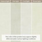 Madison Park Kyler Cordless Roman Shades - Single Panel, Lightweight Linen Blend Fabric, Natural Design, Easy Installation, Light Filtering Window Blind, Bedroom, Living Room Decor 29"W x 64"H Ivory