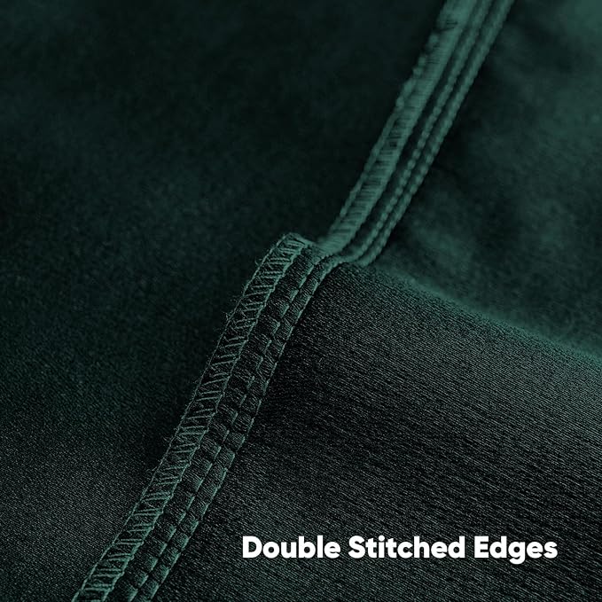 FUTEI Teal Chenille Decorative Throw Pillow Covers 18x18 Inch Set of 2,Soft Cozy Faux Linen Textured Cushion Case,Farmhouse Home Decor for Couch Living Room
