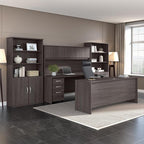 Bush Furniture BSHSCD272SG Studio C Storm Gray 72W x 30D Desk Shell