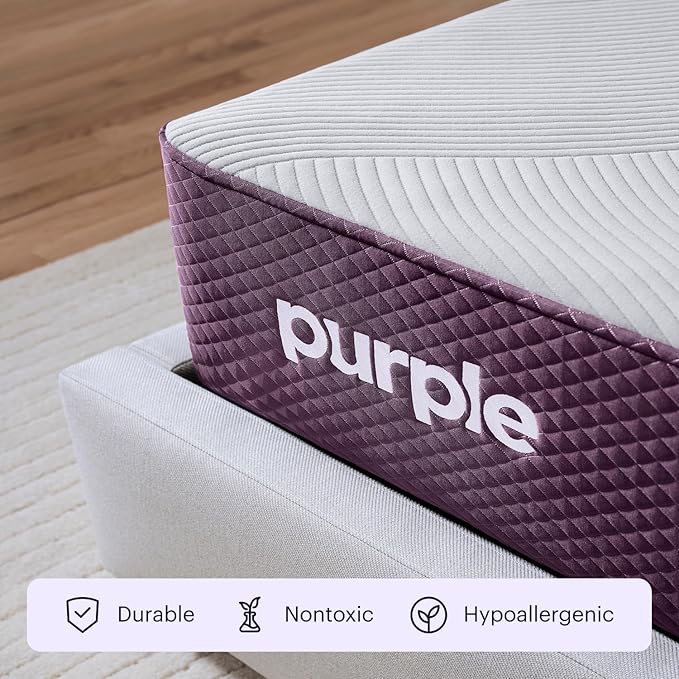 Purple Restore Mattress (Soft) – Full, GelFlex Grid, Better Than Memory Foam, Temperature Neutral, Responsiveness, Breathability, Made in USA