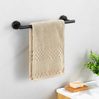 10-Pieces Matte Black Bathroom Accessories Set, Stainless Steel Bathroom Hardware Set, Bath Towel Bar Set, Towel Racks for Bathroom Wall Mounted.