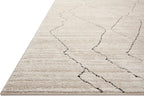 Loloi Darby Collection DAR-03 Sand/Charcoal 2'-7" x 4' Accent Rug
