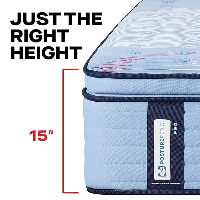Sealy Posturepedic® Pro Haverford 15" Medium Pillowtop Innerspring Mattress - Twin