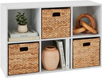 Best Choice Products 6-Cube Storage Organizer, 11in Shelf Opening, Bookcase, Display Shelf, Customizable w/ 3 Removable Back Panels – White