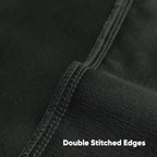 FUTEI Black Chenille Decorative Throw Pillow Covers 16x16 Inch Set of 2,Soft Cozy Faux Linen Textured Cushion Case,Farmhouse Home Decor for Couch Living Room