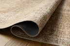 Loloi Amber Lewis Cambria Collection CBR-08 Ocean/Brick 2'-6" x 7'-6" Runner Rug Jute, Neutral, Vintage Style, Antique Tone, Living, Bedroom, Dining, Carpet