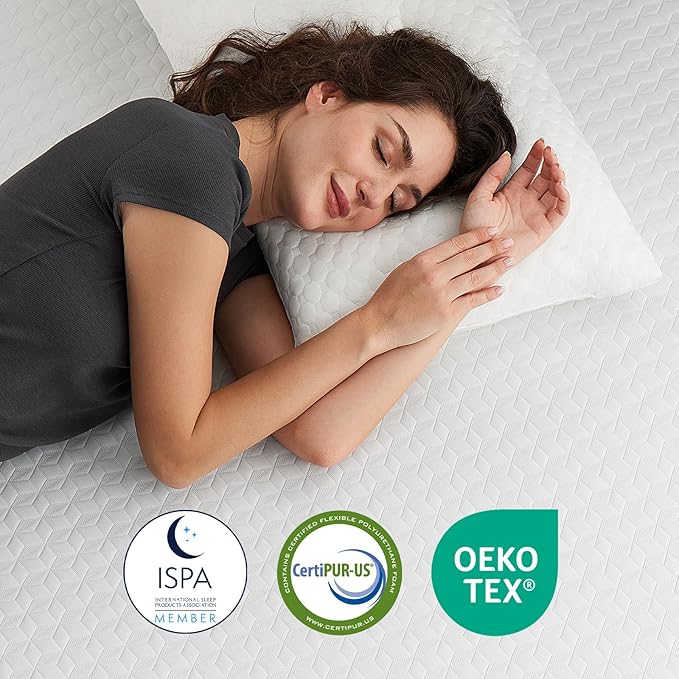 Novilla Twin Size Mattress, 10 Inch Memory Foam Mattress Twin for Balanced Support & Pressure Relief, Cooling Comfort for Nightlong Refreshment, CertiPUR-US Certified Mattress in a Box, Medium Firm