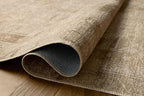 Loloi Amber Lewis Cambria Collection CBR-04 Natural/Jade 7'-6" x 9'-6" Area Rug Jute, Neutral, Vintage Style, Antique Tone, Living, Bedroom, Dining, Carpet