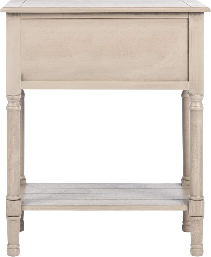 SAFAVIEH Home Collection Primrose Greige 3-Drawer Console Table