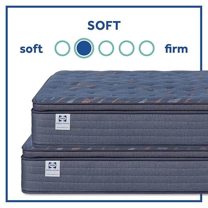 Sealy Warner 14" Soft Pillowtop Innerspring Mattress - Twin Long