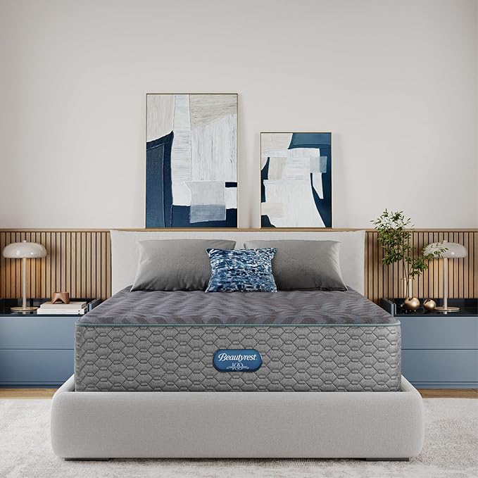 Beautyrest Days End Medium 14" Mattress - Twin XL - Cooling Tech, Supportive Durable Pocketed Coils, Pressure Relief, Motion Separation; 100 Night Sleep Trial and 10 Year Warranty
