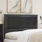 Bush Home 65-inch Full/Queen Headboard with 2 Nightstands, Bedroom Furniture, Camille Collection, Onyx Birch