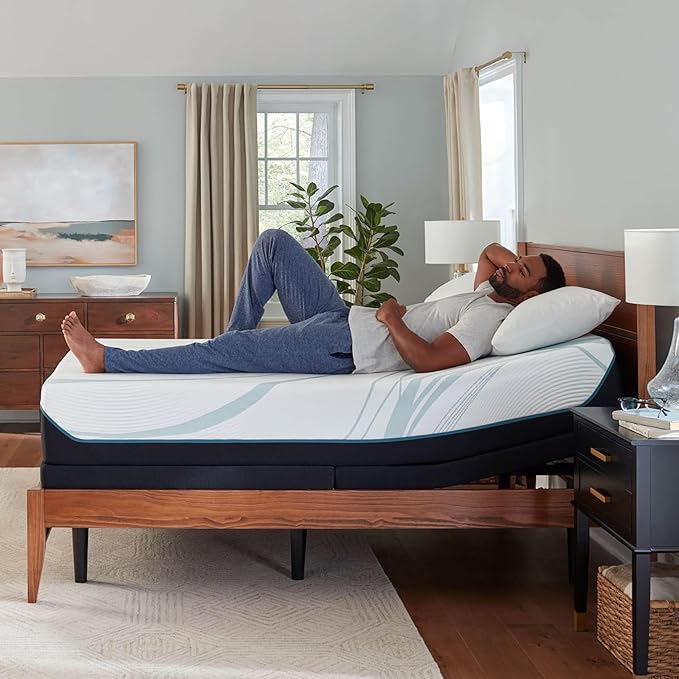 TEMPUR-Adapt 2.0 Medium 11 inch Memory Foam Mattress, Split California King