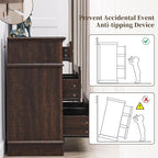 7 Drawer Dressers for Bedroom, 55" Wide Farmhouse Chest of Drawers TV Stand for Bedroom, Closet, Living Room, Hallway