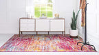 Unique Loom Trellis Frieze Collection Area Rug - Geometric (8' x 11', Multi/ Ivory)