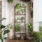 AmazerBath Bamboo Over The Toilet Storage Shelf, Over Toilet Bathroom Organizer Rack, 3-Tier Bathroom Shelves Over Toilet, Space Saver, Walnut Brown