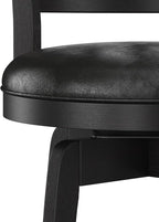 Hillsdale Presque Isle Swivel Stool, Counter Height, Black