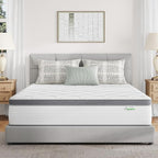 Novilla Twin Mattress for Kids, 10 Inch Twin Mattress Hybrid with Individually Pocket Innerspring, Pressure Relief & Motion Isolation, Medium Firm Feel
