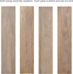 Kate and Laurel Talcott Modern Square Wood Drink Table, 12 x 12 x 28, Light Natural, Transitional Decorative Two-Tier Pedestal Table for Use as Plant Stand Indoors or Living Room Decor Accent