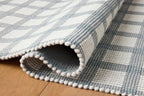 Loloi Magnolia Home by Joanna Gaines Ryder Collection RYD-02 Blue/Ivory 5'-0" x 7'-6" Area Rug