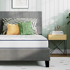 Novilla Twin XL Mattress 6 Inch, Foam and Spring Hybrid Mattress for Restful Sleep, Medium Firm, CertiPUR-US Certified Foam & Steel Coils, Durable Support, Eco-Friendly Packaging