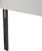 Christopher Knight Home Nora Headboard - Fully Upholstered, Queen / Full, Light Grey