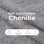 132'' Modular Sectional Sofa, U Shaped Comfy Cloud Couch with Large Storage, Extra Deep Seat, Modern Chenille Sofa with Chaise, 6 Seat Convertible Couches for Living Room, Grey