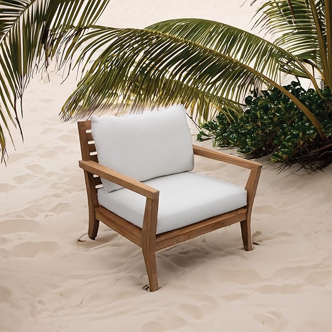 Tommy Bahama Deep Seating Lounge Cushion, 24" X 26" X 4", Bamboo Bay Cloud