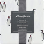 Eddie Bauer - Queen Sheets, Cotton Flannel Bedding Set, Brushed For Extra Softness, Cozy Home Decor (Rookeries, Queen)