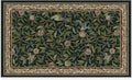 RUGGABLE x Morris & Co Washable Area Rug – Pomegranate Blue Green 3x5, Stain-Resistant, Non-Slip – Small Machine Washable Rugs for Living Room, Bedroom, Hallway, Entryway & Office–with Cushioned Pad