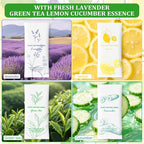 Moist Cotton Towel Bulk Moist Towelettes Individually Wrapped,White Towel Services,Refreshment Pre Moistened Towels for Dentist Travel Sport Party Hotel 20，Lavender,Green tea, Lemon and Cucumber