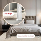 nuLOOM 4' x 6' Cozy Plush SuperiorWash Area Rug, Machine Washable, Non-Slip, Soft Fluffy Shag Carpet for Living Room Bedroom Kids Room Nursery Home Decor, Loni Cream