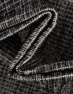 Unique Loom Outdoor Border Collection Area Rug - Soft Border (5' 1" Square, Black/ Ivory)