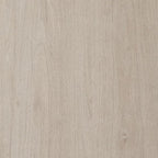 Henn&Hart 32" Fluted Round Wood Pedestal Low-Profile Coffee Table for Living Room, Family Room, Office, or Apartment, Alder White
