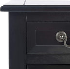 SAFAVIEH Home Collection Primrose Black 3-Drawer Console Table