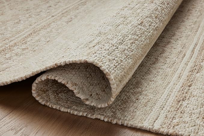 Loloi Angela Rose Rivers Collection RIV-03 Sand/Ivory 8'-6" x 11'-6" Reversible Area Rug