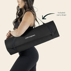 Retrospec Solana Yoga Mat 1" Thick With Nylon Strap For Men & Women - Non Slip Exercise Mat For Home Yoga, Pilates, Stretching, Floor & Fitness Workouts