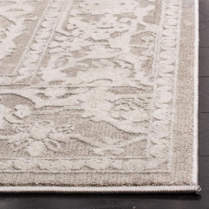 SAFAVIEH Reflection Collection Runner Rug - 2'3" x 8', Beige & Cream, Non-Shedding & Easy Cleaning, Ideal for Living Room, Bedroom (RFT665A)