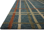Loloi Magnolia Home by Joanna Gaines Waylon Collection WAY-01 Denim/Multi 3'-6" x 5'-6" Accent Rug