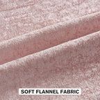 FUTEI Pink Flannel Throw Pillow Covers 20x20 Inch Set of 2,Soft Dimensional Textured Cushion Cases,Modern Home Decor for Couch Living Room