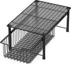 Simple Houseware Stackable Basket Drawer, Black