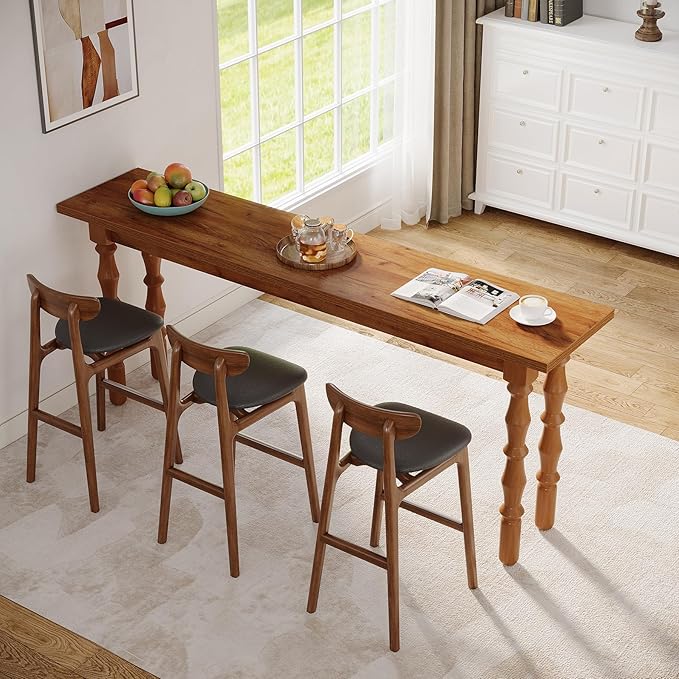 Tribesigns 70.9-Inch Extra Long Console Table for Entryway, Narrow Sofa Table Behind Couch with Solid Wood Legs, Entry Accent Table for Living Room, Foyer, Hallway, Entrance