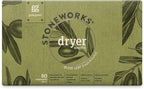 Grab Green Stoneworks Cruelty-Free Dryer Sheets | Softens Fabrics, Freshens Clothing & Reduces Static-Cling and Wrinkles | Plant Based | Olive Leaf Scent (80 Sheets)