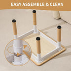 Toddler Table and 2 Chairs, Height-Adjustable Kids Table and Chairs Set, 31.5''L x 23.6''W Children Activity Table for Boys and Girls Aged 3-8