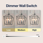 JONATHAN Y JYL7436C Pagoda Lantern Dimmable Adjustable Metal LED Pendant Classic Traditional Farmhouse Dining Room Living Room Kitchen Foyer Bedroom Hallway, 12 in, Chrome