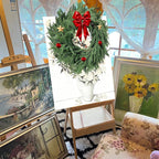 Christmas Garlands Norfolk Pine - Real Touch Pine Garlands - Garlands Christmas Decorations for Home Dining Table Mantel Porch Winter Christmas Decor(6ft)