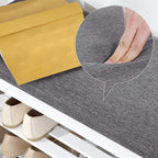 SONGMICS Bamboo Shoe Bench, 3-Tier Shoe Rack Organizer for Entryway, Living Room, Bench Seat Holds Up to 300 lb, 11.9 x 28.3 x 19.2 Inches, Cloud White and Slate Gray ULBS604W01